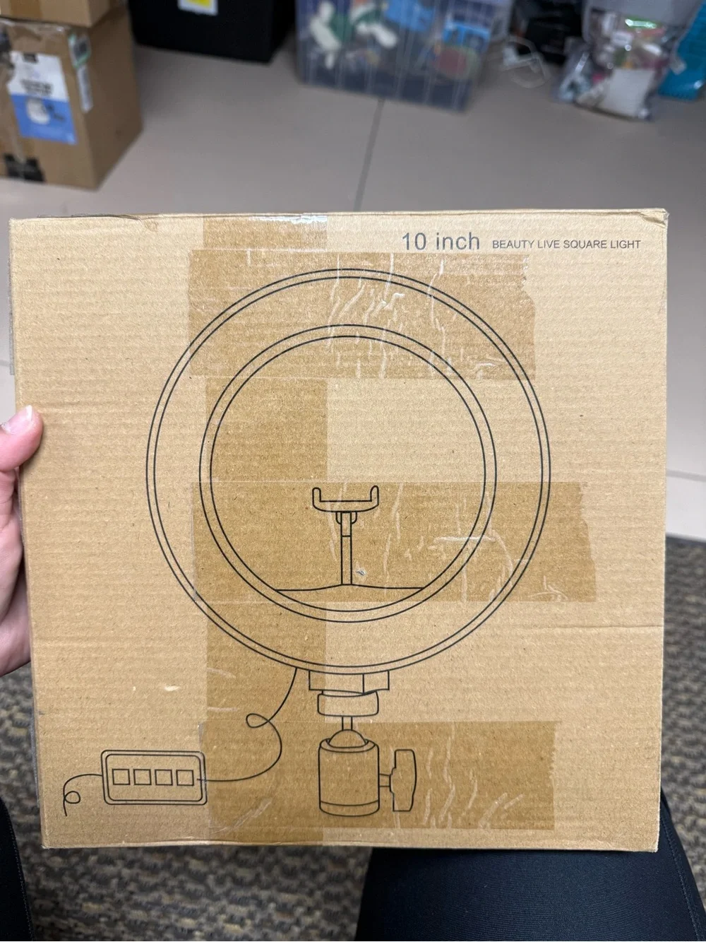 Ring Light w Phone Holder USB Powered
